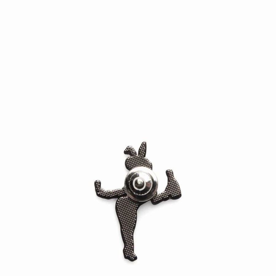 Jewelry * | Wacko Maria Bunny Girl Pin Black