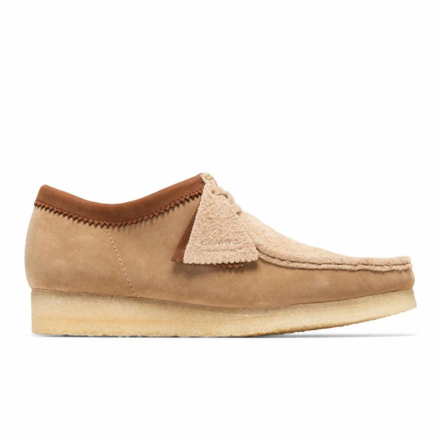 Casual * | Clarks Wallabee Sandstone Combi