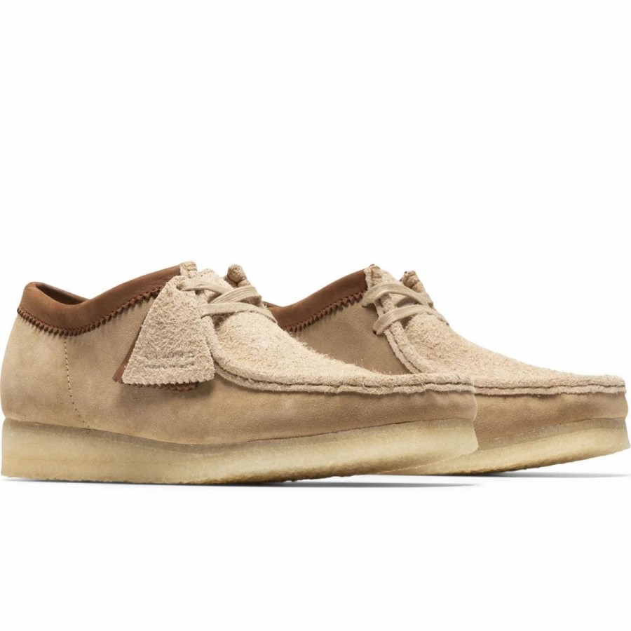 Casual * | Clarks Wallabee Sandstone Combi