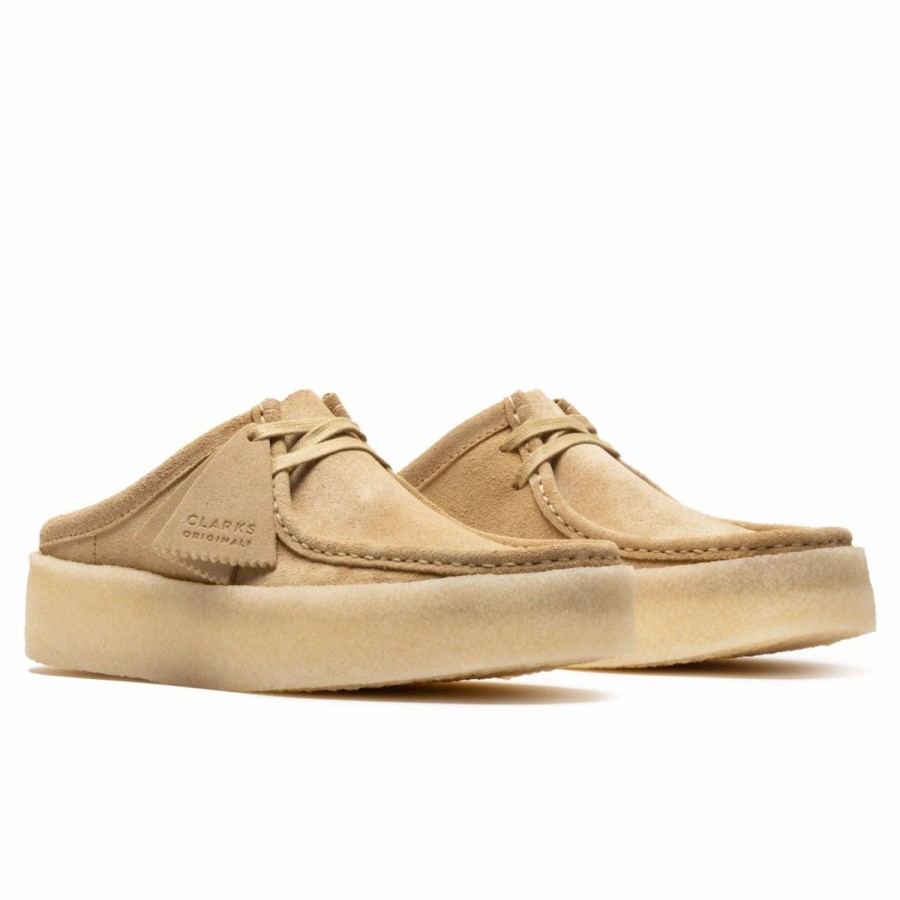 Casual * | Clarks Wallabee Cup Mule Maple Suede