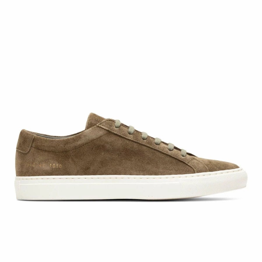 Casual * | Common Projects Achilles Low Suede Olive