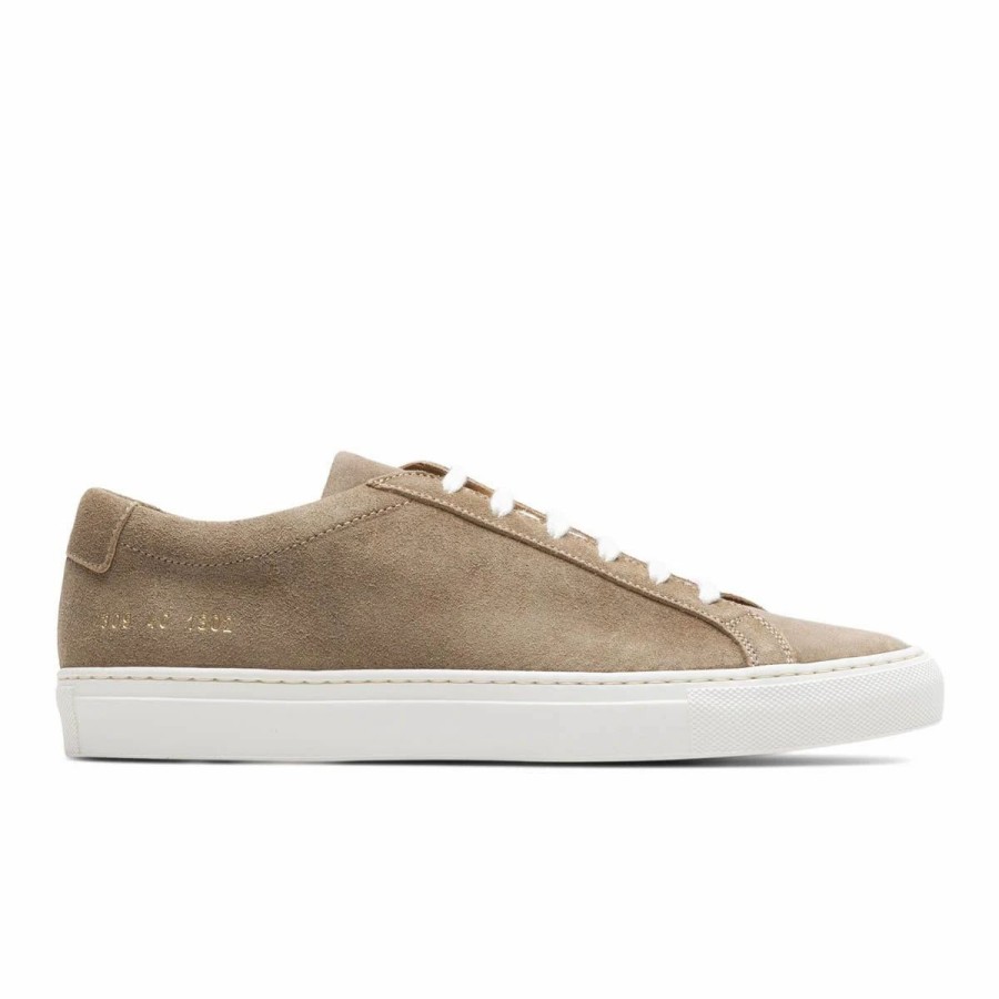 Casual * | Common Projects Achilles Low Waxed Suede Tan