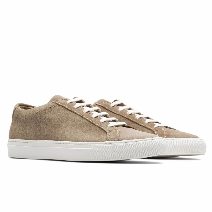 Casual * | Common Projects Achilles Low Waxed Suede Tan