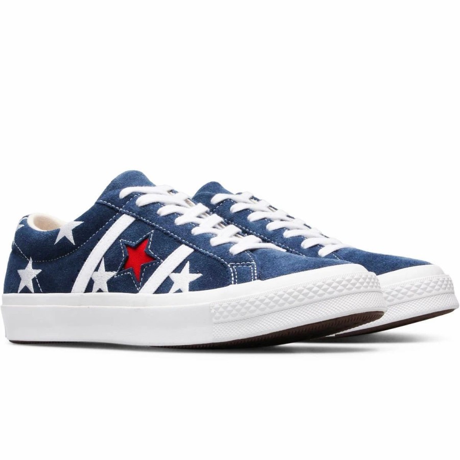 Casual * | Converse Academy Ox Navy/Enamel Red/White