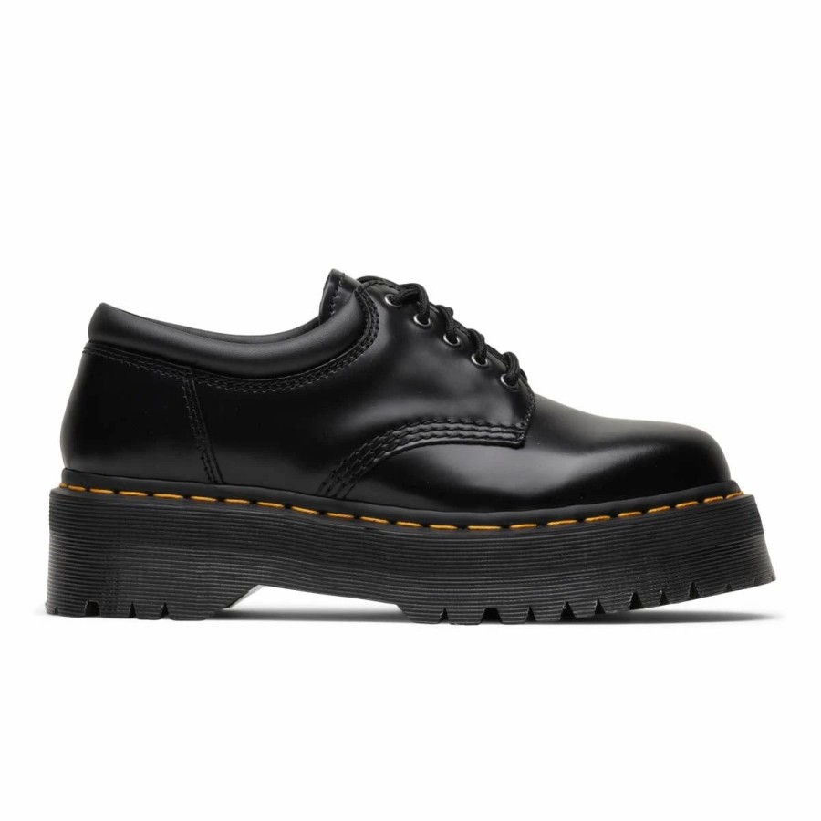 Casual * | Dr. Martens 8053 Quad Black Polished Smooth