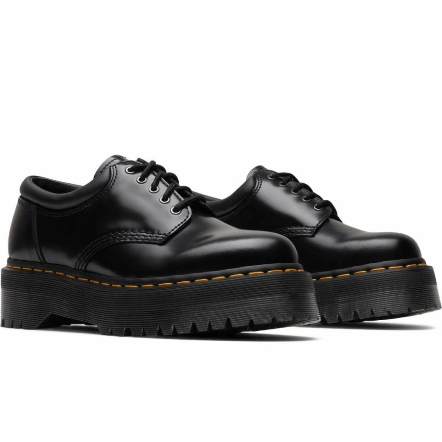 Casual * | Dr. Martens 8053 Quad Black Polished Smooth