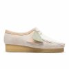 Casual * | Clarks Wallabee Wns Off White Hairy