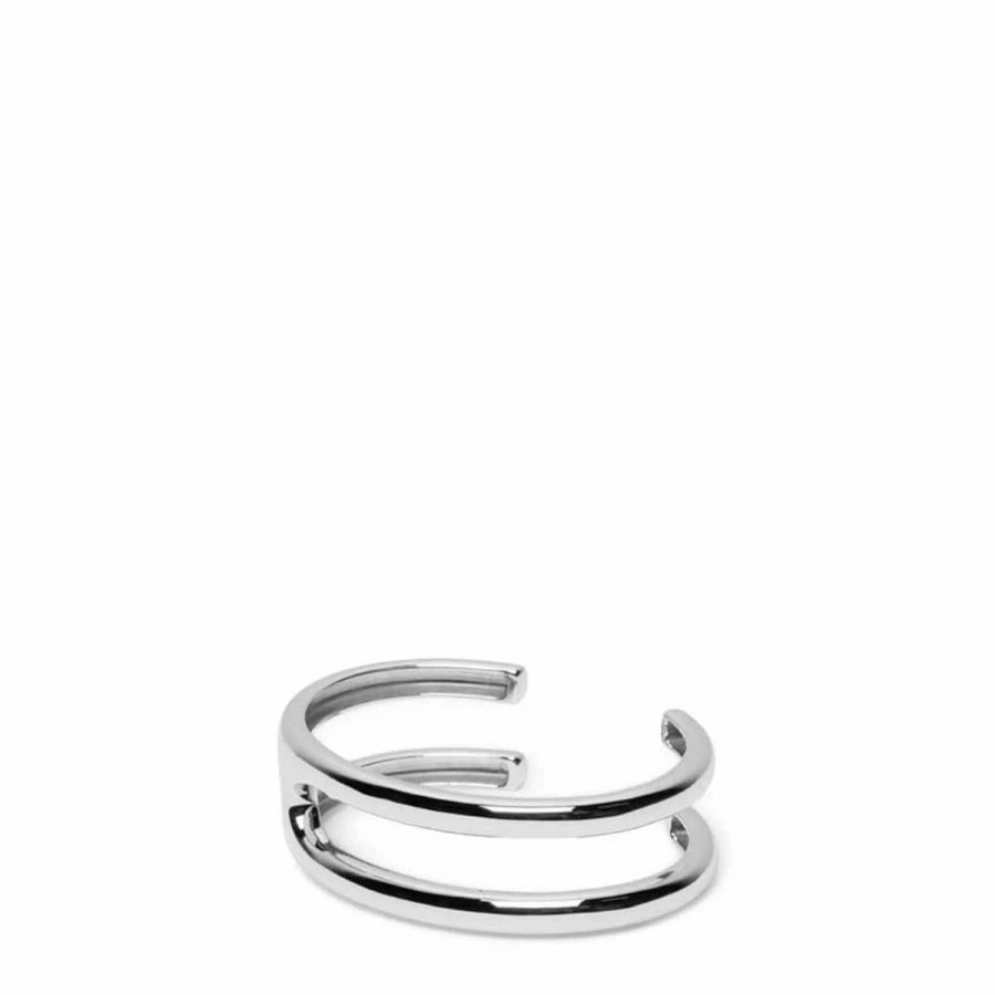 Jewelry * | Tom Wood X Royksopp Cage Single Cuff 925 Sterling Silver