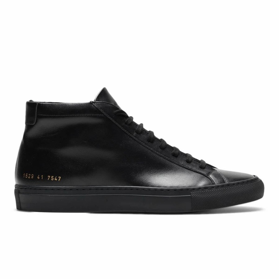 Casual * | Common Projects Original Achilles Mid Black