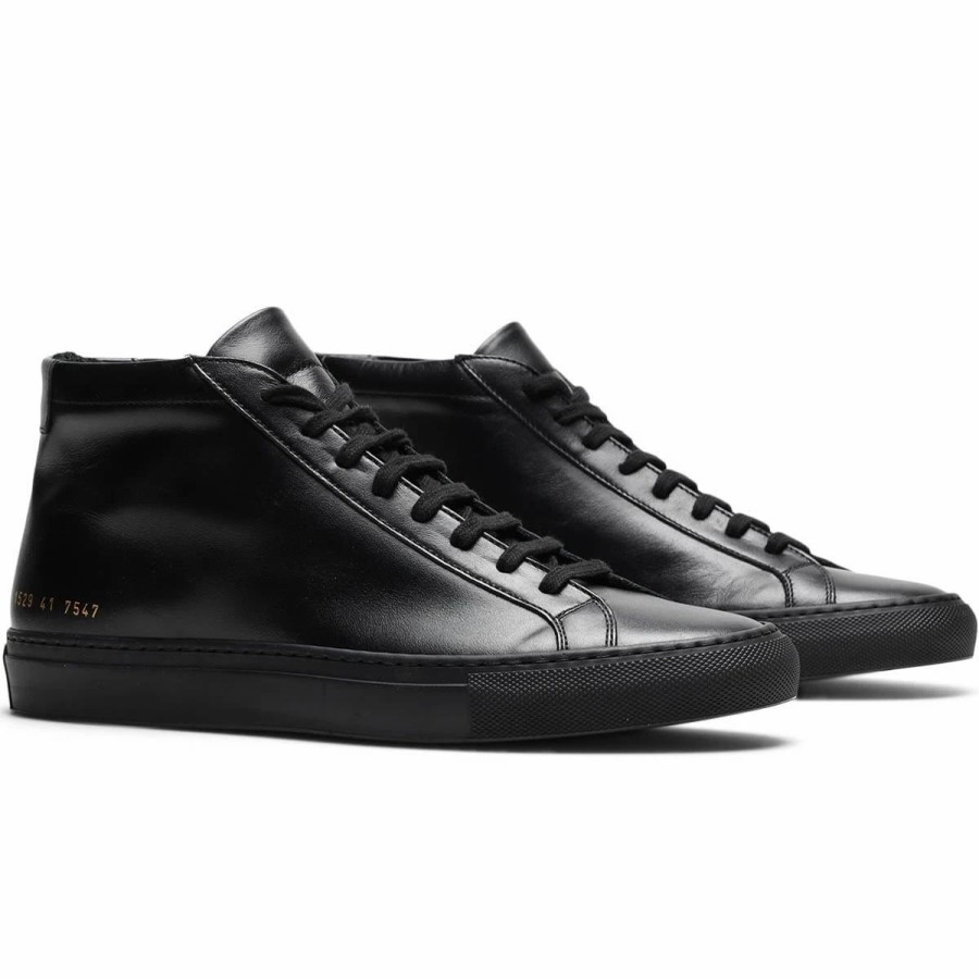 Casual * | Common Projects Original Achilles Mid Black