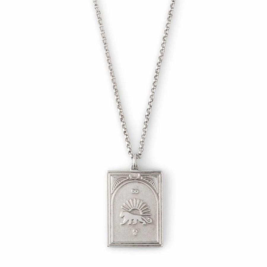 Jewelry * | Tom Wood Tarot Strength Pendant Necklace 925 Sterling Silver