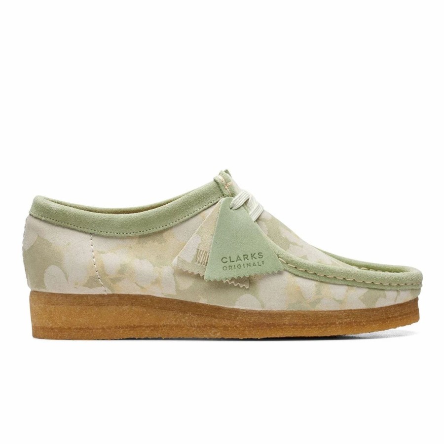 Casual * | Clarks Women'S Wallabee Green Floral