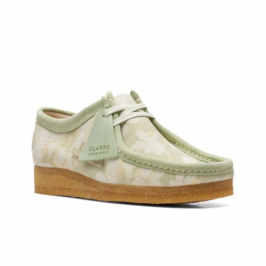 Casual * | Clarks Women'S Wallabee Green Floral