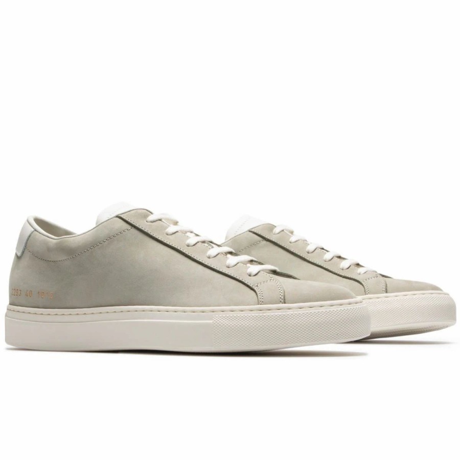 Casual * | Common Projects Achilles Low (Nubuck) Olive