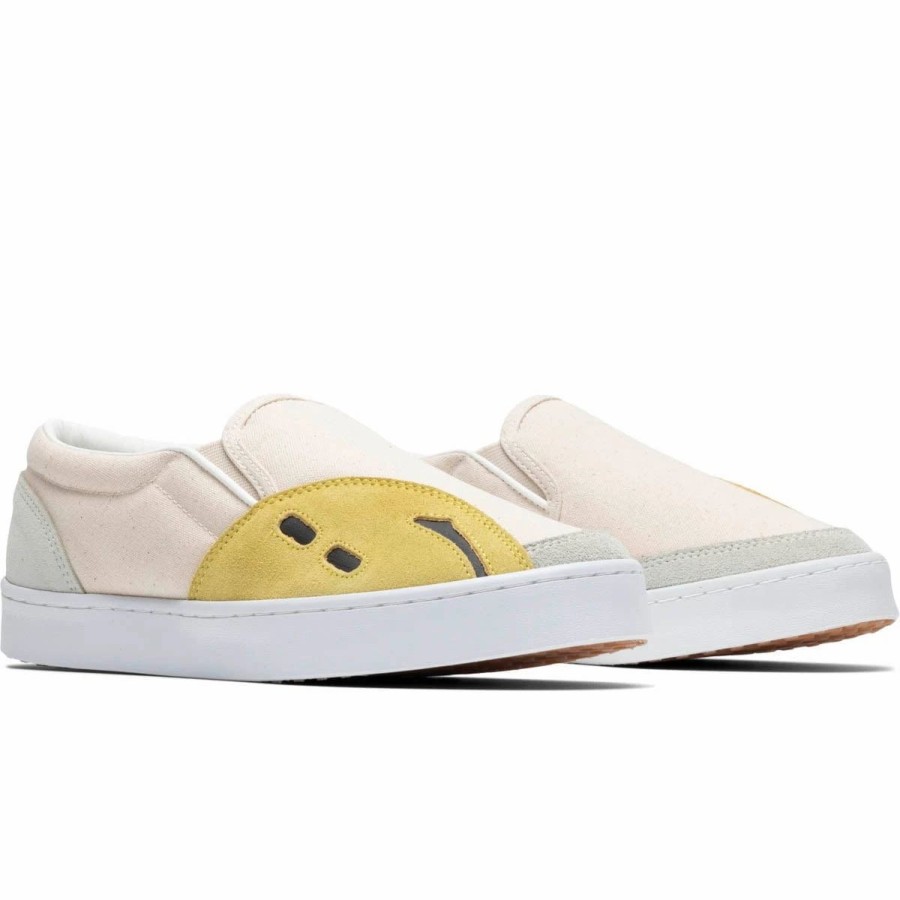 Casual * | Kapital Rain Smile Slip-On Shoes Ecru