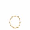 Jewelry * | Tom Wood Box Bracelet Large (7 Inch) 925 Sterling Silver/9K Gold