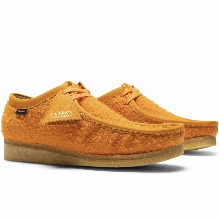 Casual * | Clarks X Aime Leon Dore Wallabee Orange Wool