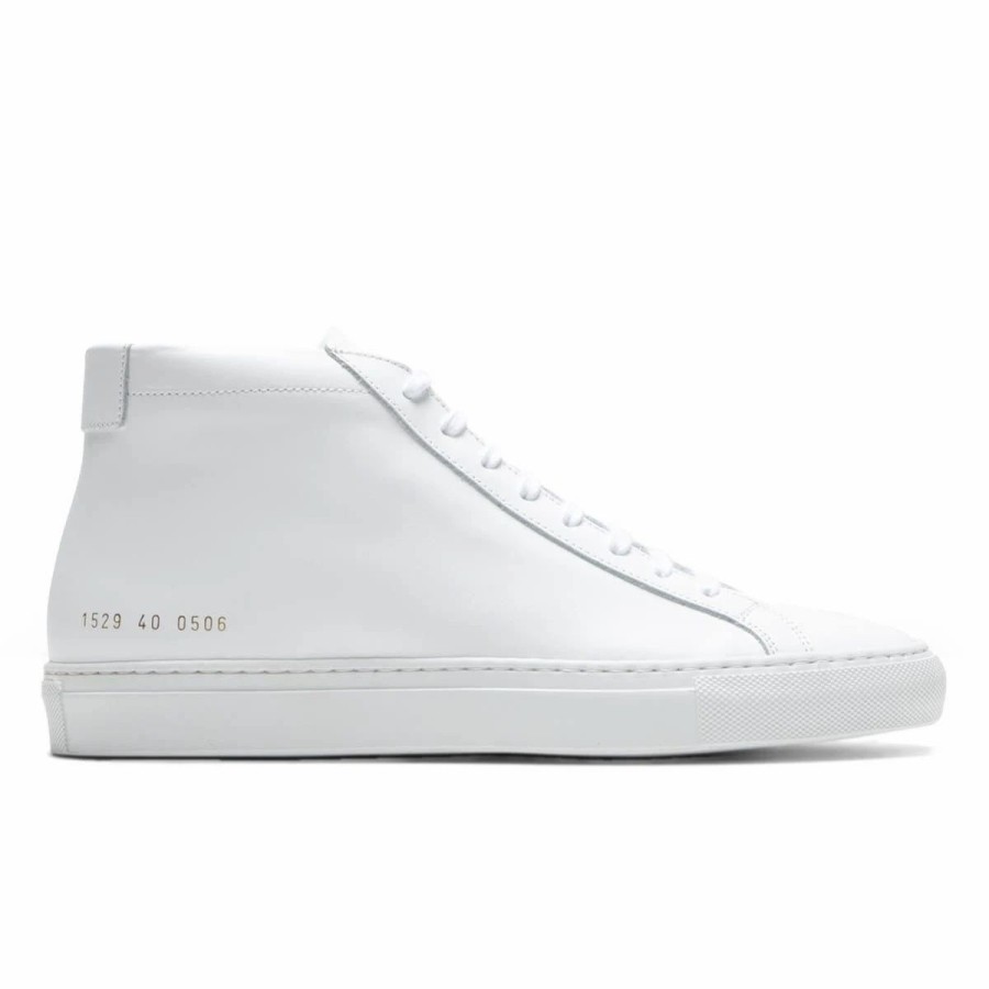 Casual * | Common Projects Original Achilles Mid White