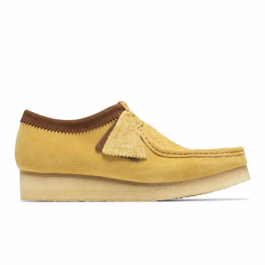 Casual * | Clarks Wallabee Yellow Combi