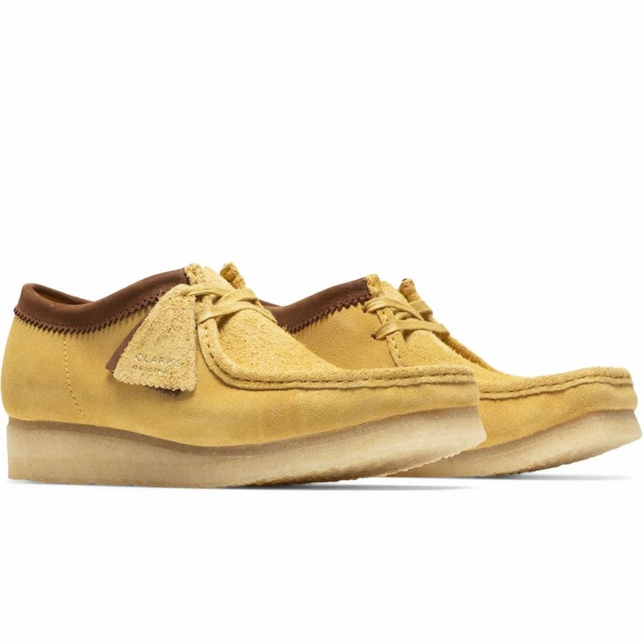 Casual * | Clarks Wallabee Yellow Combi