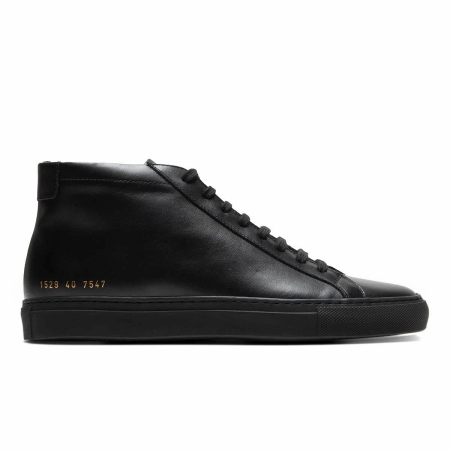 Casual * | Common Projects Original Achilles Mid Black