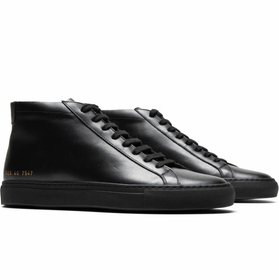 Casual * | Common Projects Original Achilles Mid Black