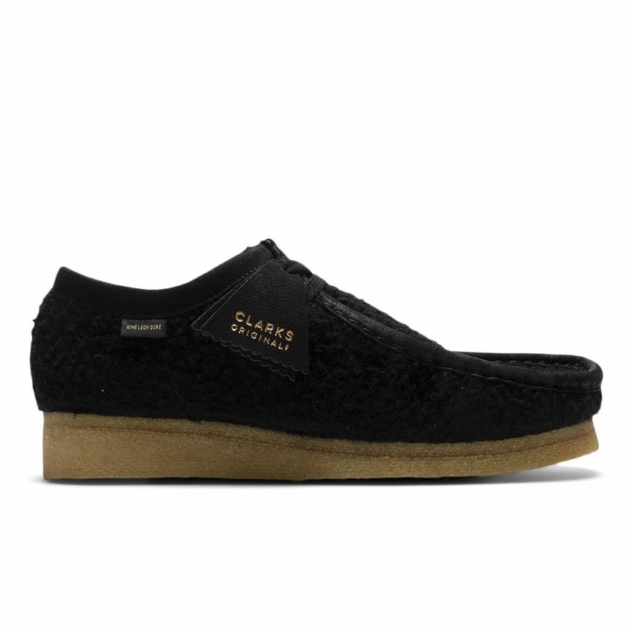 Casual * | Clarks X Aime Leon Dore Wallabee Black Wool