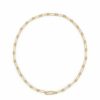 Jewelry * | Tom Wood Box Chain Large (18 In) 925 Sterling Silver/9K Gold