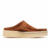 Casual * | Clarks Wallabee Cup Mule Tan Suede