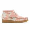 Casual * | Clarks Women'S Wallabee Boot Pink Floral